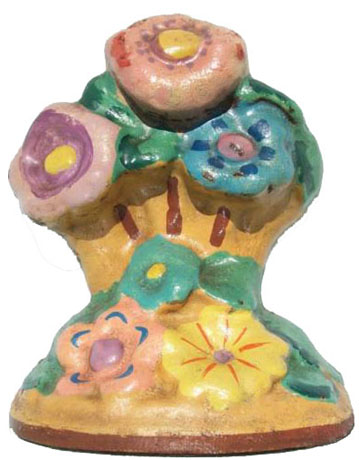 Art Deco Flowers doorstop